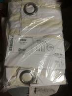 TENTURES beige et blanc à oeillets, Maison & Meubles, Enlèvement, Neuf, Blanc