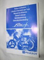 Peugeot Fox instructie-boek, Fietsen en Brommers, Brommeronderdelen | Algemeen, Nieuw, Verzenden
