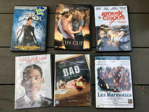 6 nieuwe of com dvd Tomb Raider, Bad, Tin Cup, 7 Pounds, Ato, Cd's en Dvd's, Dvd's | Overige Dvd's, Alle leeftijden, Verzenden