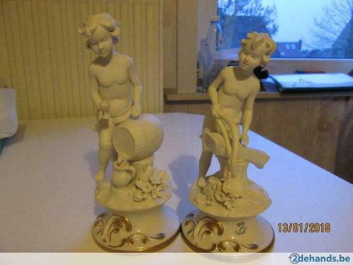 capodimonte 4 stuks, Antiek en Kunst, Antiek | Porselein