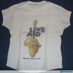 T-shirt (P-magazine / Korn / Live Aid / Piens Music / Gotic), Collections, Utilisé, Enlèvement ou Envoi