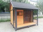 Niche XXL + terrasse abri chien GEANT niche GEANTE NEUF, Animaux & Accessoires, Neuf, Niche à chien, 100 cm ou plus, 110 cm ou plus