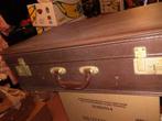 valise vintage en carton brune, Antiquités & Art, Curiosités & Brocante, Enlèvement ou Envoi