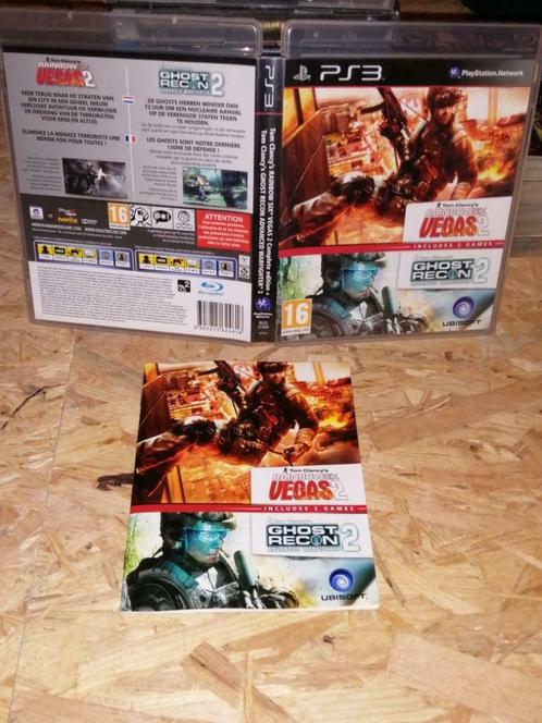 Tom Clancy's Rainbow Six Vegas 2 + Ghost Recon 2, Consoles de jeu & Jeux vidéo, Jeux | Sony PlayStation 3, Comme neuf, Shooter