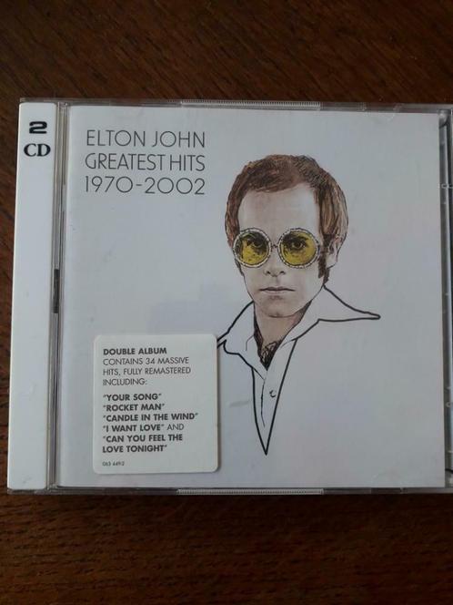dubbel cd Elton John greatest hits 1970-2002, Cd's en Dvd's, Cd's | Pop, Ophalen of Verzenden