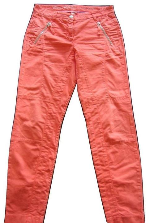 Cambio lange broek - FR 36, Kleding | Dames, Broeken en Pantalons, Gedragen, Maat 36 (S), Oranje, Lang, Verzenden