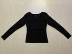 Blouse noire simple H&M 34/XS, Noir, Taille 34 (XS) ou plus petite, Porté