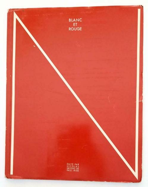 [Paul Iribe] Blanc et Rouge 1930 Wijnhandel Nicolas, Antiquités & Art, Antiquités | Livres & Manuscrits, Enlèvement ou Envoi