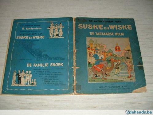 suske en wiske de tartaarse helm blauwe reeks  1e druk 1953, Livres, BD, Utilisé, Une BD, Enlèvement ou Envoi