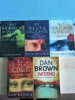 10 boeken Dan Brown, Ophalen of Verzenden, Zo goed als nieuw
