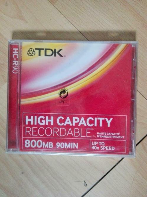 DVD TDK HC-R90 800mb 90 min, Computers en Software, Beschrijfbare discs, Nieuw, Dvd, Ophalen of Verzenden