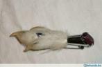 vintage juweel broche poot met steen, Handtassen en Accessoires, Verzenden, Gebruikt, 7 tot 10 cm