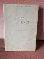 antiek boek "onze letteren middeleeuwen en moderne tijd", Boeken, Ophalen of Verzenden, Gelezen