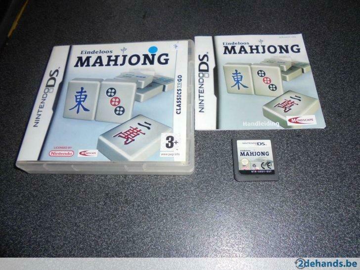 Nintendo DS Eindeloos Mahjong (orig-compleet), Games en Spelcomputers, Games | Nintendo DS, Gebruikt, Ophalen of Verzenden