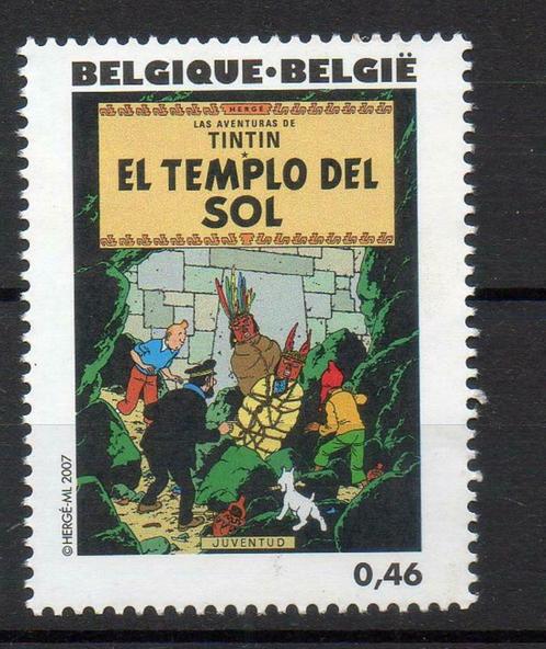 Année 2007 : 3650 ** - Tintin : 100e anniv. d'Hergé, Timbres & Monnaies, Timbres | Europe | Belgique, Enlèvement ou Envoi