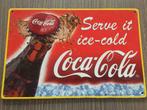 Coca cola billboard email, geëmailleerd staal, Verzamelen, Gebruikt, Ophalen of Verzenden