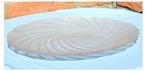 §plat a tarte décor spiral verre opaque, Enlèvement ou Envoi