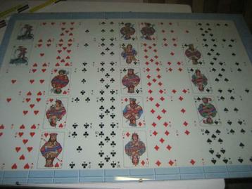 Volledig spel kaarten op karton gedrukt (ingekaderd), Verzamelen, Speelkaarten, Jokers en Kwartetten, Ophalen, Zo goed als nieuw