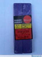 Biais de coton largeur 20 mm carte de 3 m - nombreux coloris, Enlèvement ou Envoi, Neuf