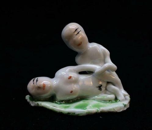 China Antique Risqué Handmade Ceramics Statue Man/Woman 19th, Antiek en Kunst, Antiek | Keramiek en Aardewerk, Verzenden