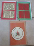 Lot n21 : 3 cartes de voeux artisanales, Noël, Enlèvement ou Envoi, Neuf
