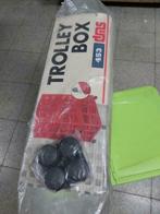3 Box bacs pour marchandises jaunes avec roulettes, Neuf, Casier, Repliable, Moins de 35 cm