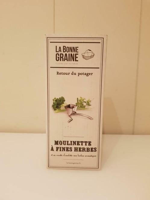 Moulinette à fines herbes - La bonne graine - Neuve !, Diversen, Levensmiddelen, Ophalen of Verzenden