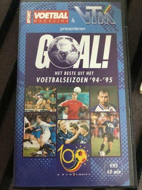 VHS “ Het beste uit het voetbalseizoen ‘94-‘95, TV, Hi-fi & Vidéo, Lecteurs vidéo, Utilisé, Enlèvement ou Envoi