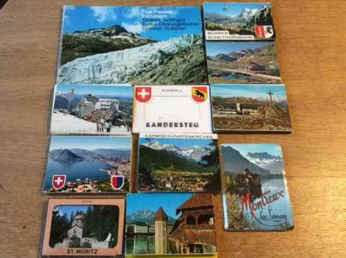 Zichtkaartboekjes (10 tal kaartjes)Zwitserse steden, Boeken, Prentenboeken en Plaatjesalbums, Zo goed als nieuw, Plaatjesalbum