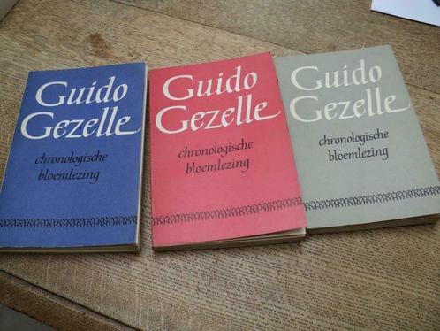 triologie guido gezelle :  chronologische bloemlezing I II I, Antiek en Kunst, Antiek | Boeken en Manuscripten, Ophalen of Verzenden