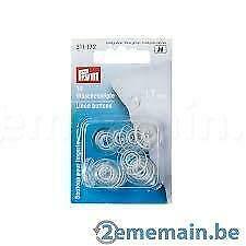 Set van 16 transparante knopen voor lingerie 17 mm 311172, Hobby en Vrije tijd, Naaien en Fournituren, Nieuw, Ophalen of Verzenden
