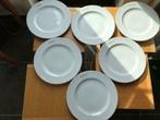 Assiettes 6pcs. Hutschenreuther extra large, Comme neuf, Uni, Enlèvement ou Envoi, Porcelaine