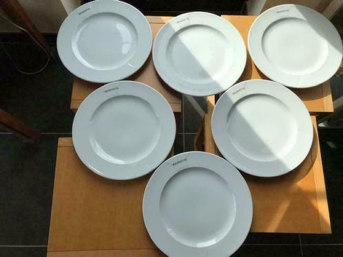Borden 6st. Extra groot Hutschenreuther, Huis en Inrichting, Keuken | Servies, Zo goed als nieuw, Bord(en), Effen, Porselein, Ophalen of Verzenden