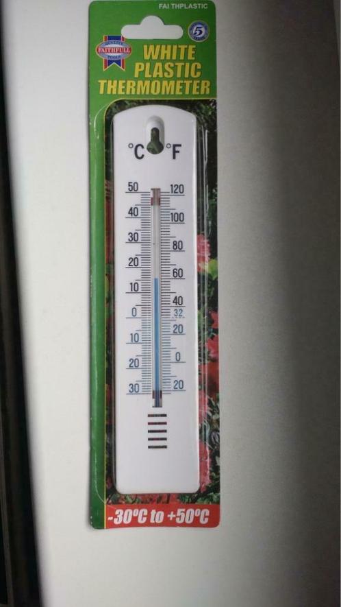 platic thermometer voor muur, Huis en Inrichting, Woonaccessoires | Overige, Nieuw, Ophalen of Verzenden