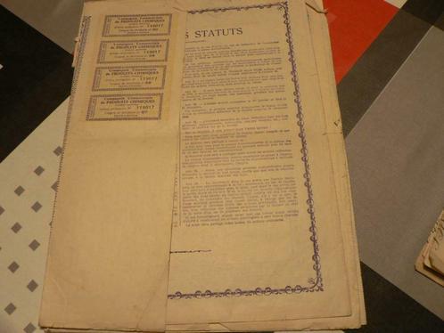 Aandelen verzameling, Postzegels en Munten, Aandelen en Waardepapieren, Aandeel, 1920 tot 1950, Ophalen of Verzenden