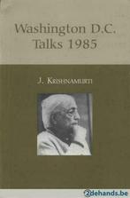 Washington D.C. parle 1985 Krishnamurti, Enlèvement ou Envoi, Neuf