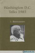 Washington D.C. Talks 1985 Krishnamurti, Boeken, Ophalen of Verzenden, Nieuw