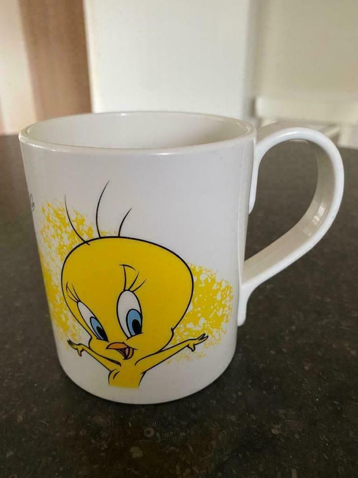 Tweety plastiek tas / mok 1996 Looney Tunes Warner Bros, Huis en Inrichting, Keuken | Servies, Nieuw, Kop(pen) en/of Schotel(s)