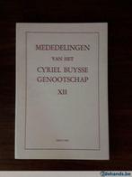 Mededelingen van het Cyriel Buysse Genootschap XII, Boeken, Nieuw, Ophalen of Verzenden
