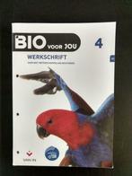 Bio voor jou 4 werkschrift niet wetenschappelijke richtingen, Nieuw, Ophalen of Verzenden