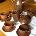 Artisanaal koffieservies nieuw, Nieuw, Ophalen of Verzenden, Effen, Aardewerk