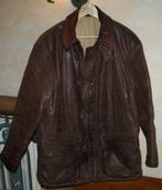 HUGO BOSS veste en cuir brun, doublure polar T 52/54, Brun, Porté, Hugo Boss, Enlèvement ou Envoi