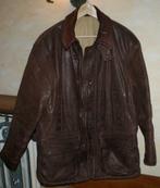 HUGO BOSS bruin leren jack, polar fleecevoering M 52/54, Kleding | Heren, Maat 52/54 (L), Bruin, Ophalen of Verzenden, Hugo Boss