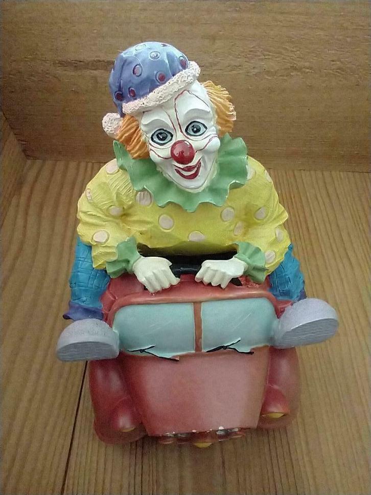 clown tirelire, Collections, Statues & Figurines, Neuf, Humain, Enlèvement ou Envoi
