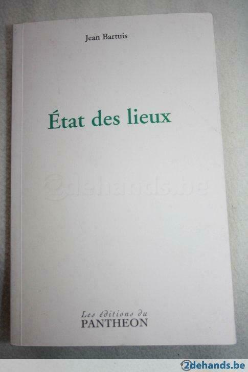 Etat des lieux- Jean Bartuis, Boeken, Literatuur, Gelezen, Ophalen of Verzenden