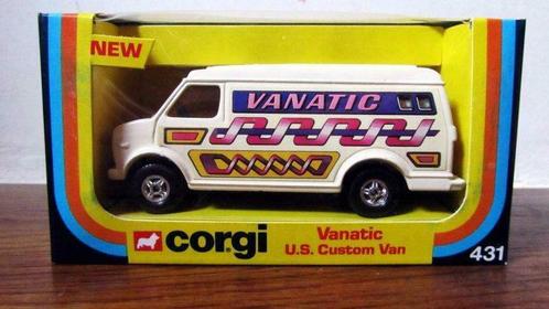 Chevrolet Van Vanatic U.S. Custom Van 1977 Corgi 431 Vintage, Hobby en Vrije tijd, Modelbouw | Auto's en Voertuigen, Nieuw, Auto