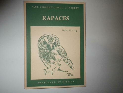 Paul Geroudet / Paul-A.Robert Rapaces Pochette 14, Livres, Animaux & Animaux domestiques, Utilisé, Oiseaux, Enlèvement