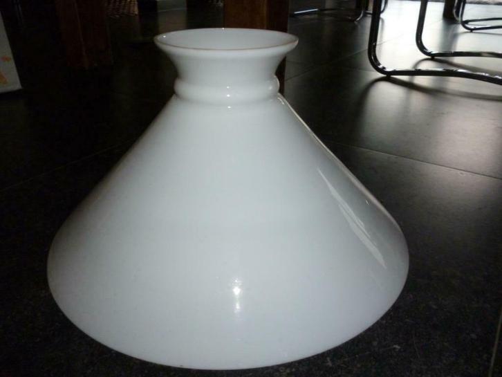 Opaline lampekap voor luster olielamp abat-jour lamp glas, Huis en Inrichting, Lampen | Lampenkappen, Gebruikt, Ophalen