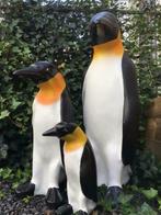 Familie Pinguin beelden in kleur, polystein-pinquin-pinguin, Tuin en Terras, Tuinwanddecoratie, Nieuw, Ophalen of Verzenden