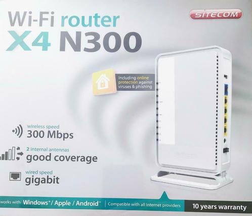 Sitecom X4 N300, Computers en Software, Netwerk switches, Nieuw, Ophalen of Verzenden